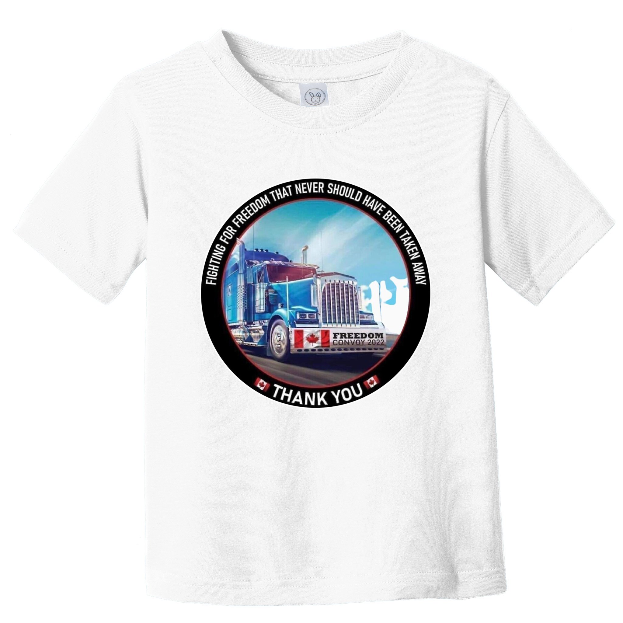 Fighting For Freedom Convoy 22 Candian Toddler T-Shirt