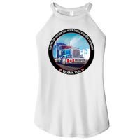 Fighting For Freedom Convoy 22 Candian Women's Perfect Tri Rocker Tank