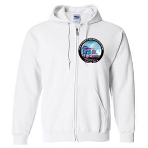 Fighting For Freedom Convoy 22 Candian Full Zip Hoodie