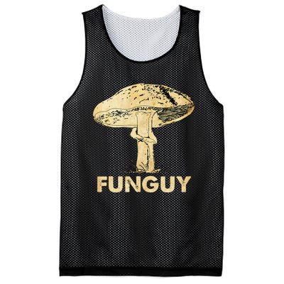 Funguy Funny Fungi Fungus Mushroom Mesh Reversible Basketball Jersey Tank