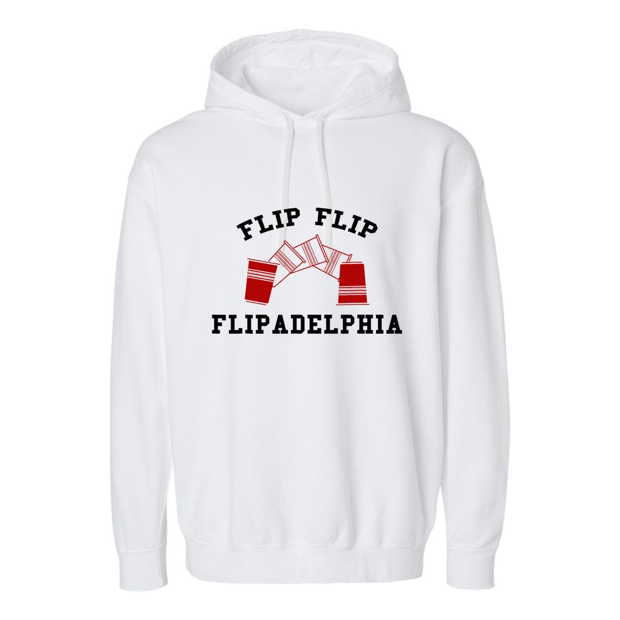 Flip Flip Flipadelphia Garment-Dyed Fleece Hoodie