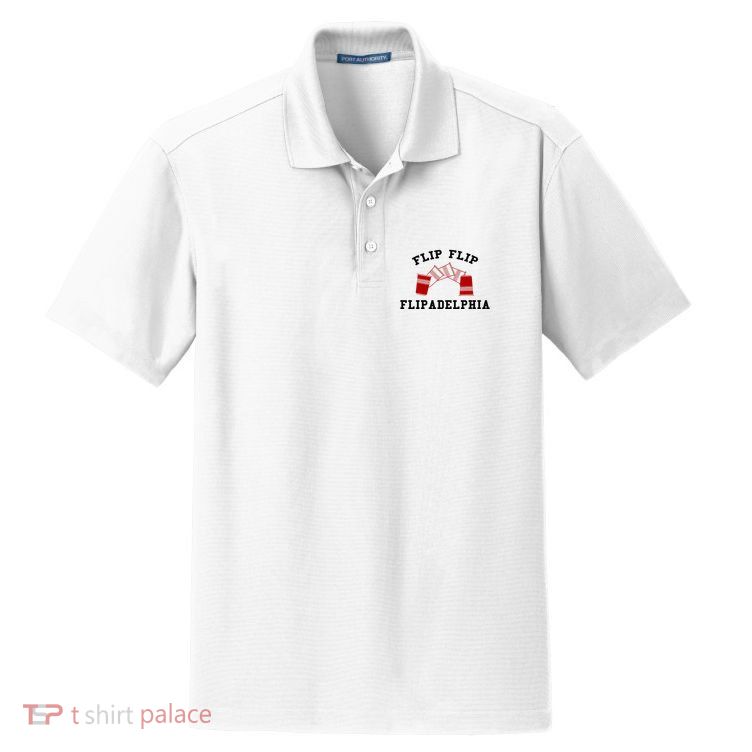 Flip Flip Flipadelphia Dry Zone Grid Polo