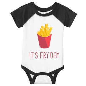 Friday French Fries Its Friday Gift Fun Infant Baby Jersey Bodysuit