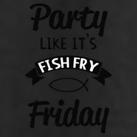 Friday Fish Fry Lent Adult Drive Performance Visor