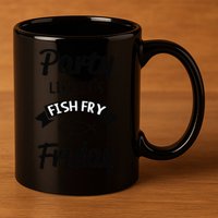 Friday Fish Fry Lent 11oz C Handle Ceramic Mug