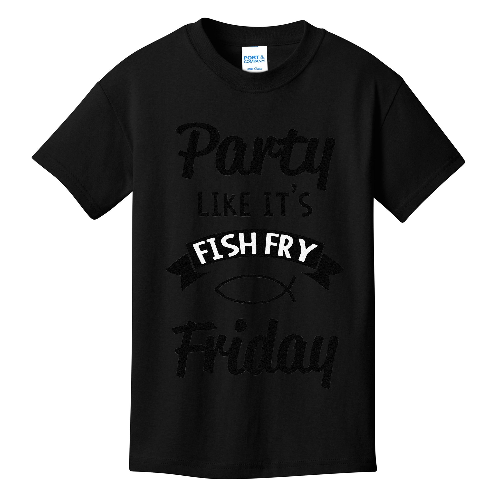 Friday Fish Fry Lent Kids T-Shirt