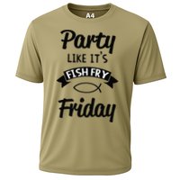 Friday Fish Fry Lent Cooling Performance Crew T-Shirt