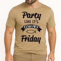 Friday Fish Fry Lent Cooling Performance Crew T-Shirt