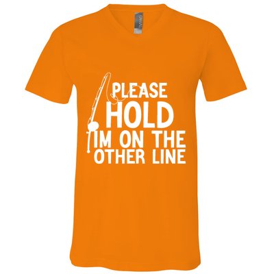 Fishing Fisherman V-Neck T-Shirt