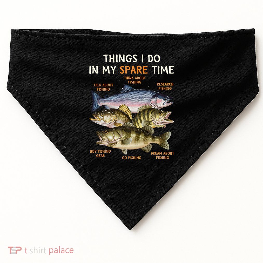 Funny Fishing USA-Made Doggie Bandana