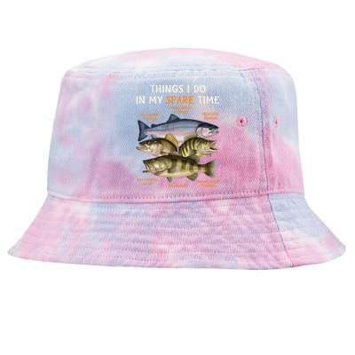 Funny Fishing Tie-Dyed Bucket Hat