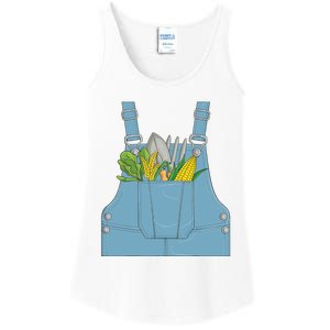 Farmer Farm Farming Life Halloween Costume Ladies Essential Tank