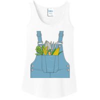 Farmer Farm Farming Life Halloween Costume Ladies Essential Tank