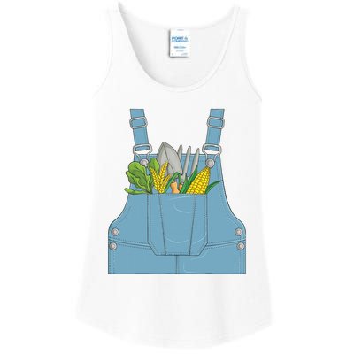 Farmer Farm Farming Life Halloween Costume Ladies Essential Tank