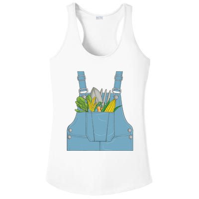 Farmer Farm Farming Life Halloween Costume Ladies PosiCharge Competitor Racerback Tank