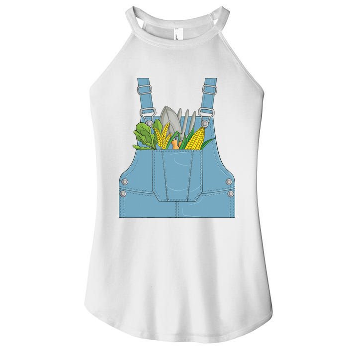 Farmer Farm Farming Life Halloween Costume Women's Perfect Tri Rocker Tank