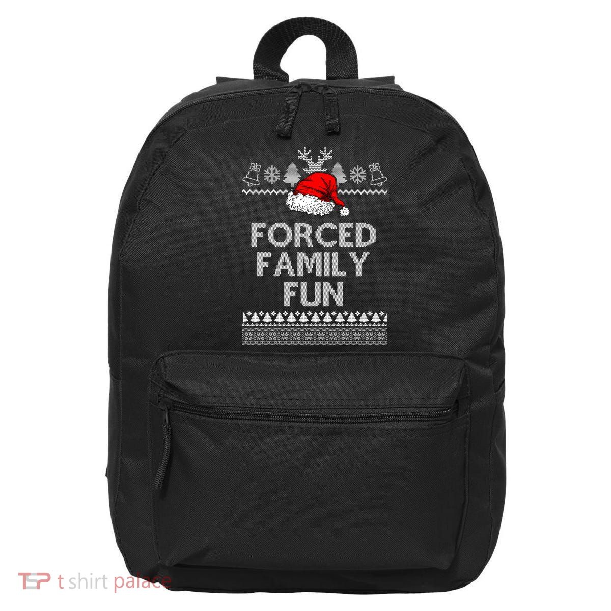 Forced Family Fun Ugly Christmas 16 in Basic Backpack