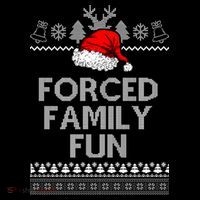 Forced Family Fun Ugly Christmas 16 in Basic Backpack