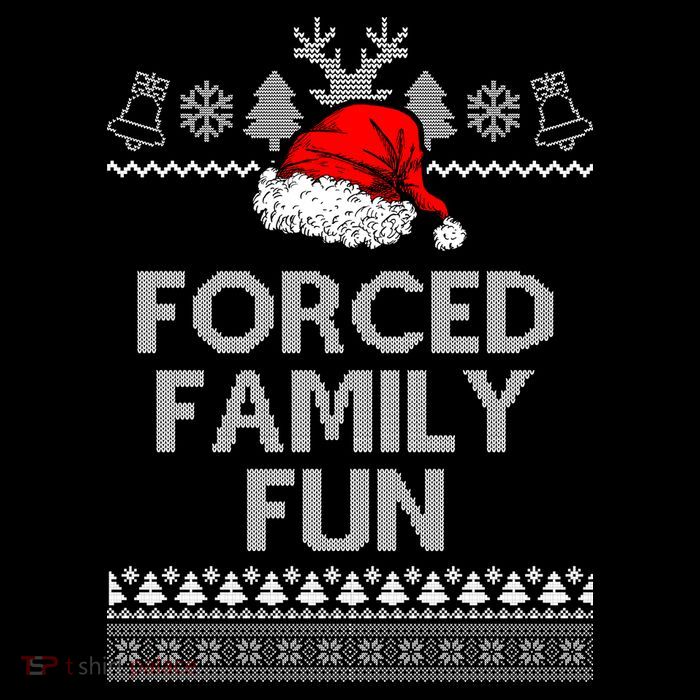 Forced Family Fun Ugly Christmas 16 in Basic Backpack