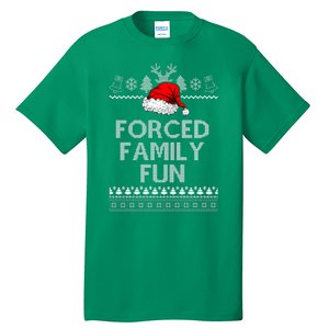 Forced Family Fun Ugly Christmas Tall T-Shirt