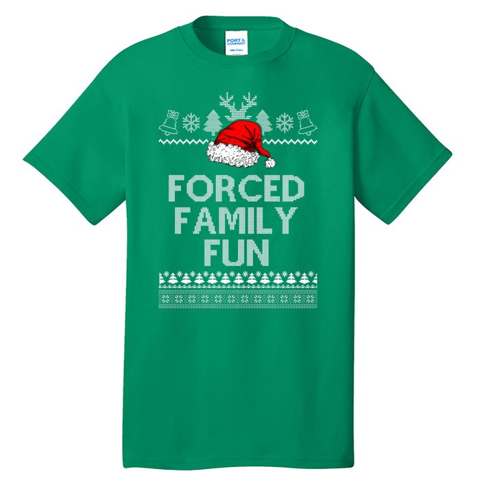 Forced Family Fun Ugly Christmas Tall T-Shirt