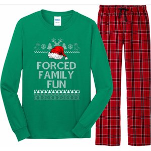 Forced Family Fun Ugly Christmas Long Sleeve Pajama Set