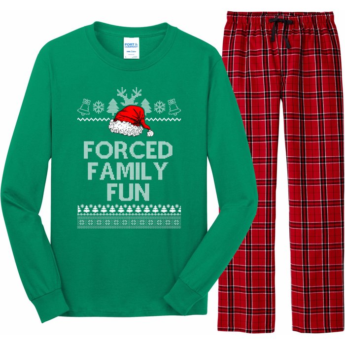 Forced Family Fun Ugly Christmas Long Sleeve Pajama Set