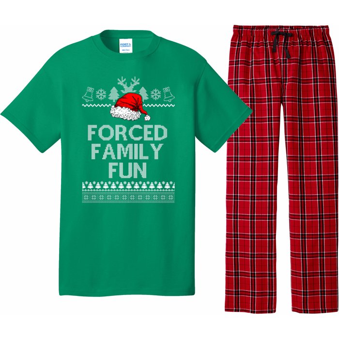 Forced Family Fun Ugly Christmas Pajama Set