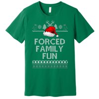 Forced Family Fun Ugly Christmas Premium T-Shirt