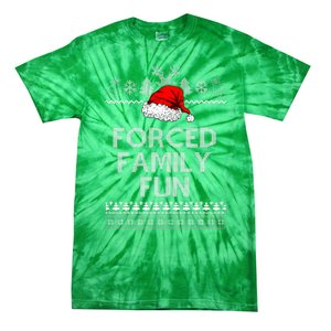 Forced Family Fun Ugly Christmas Tie-Dye T-Shirt