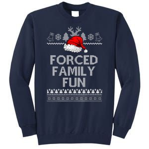 Forced Family Fun Ugly Christmas Tall Sweatshirt