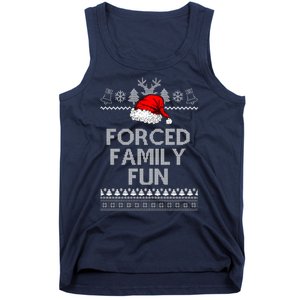 Forced Family Fun Ugly Christmas Tank Top