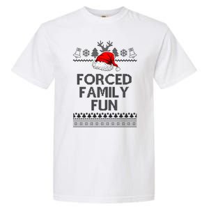 Forced Family Fun Ugly Christmas Garment-Dyed Heavyweight T-Shirt