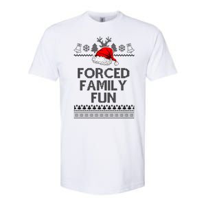 Forced Family Fun Ugly Christmas Softstyle CVC T-Shirt