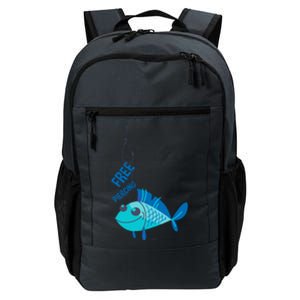 Funny Fish Free Piercing Daily Commute Backpack