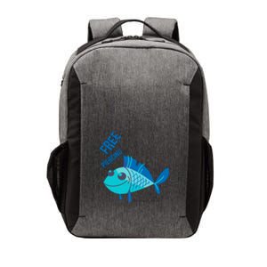 Funny Fish Free Piercing Vector Backpack