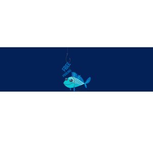 Funny Fish Free Piercing Bumper Sticker