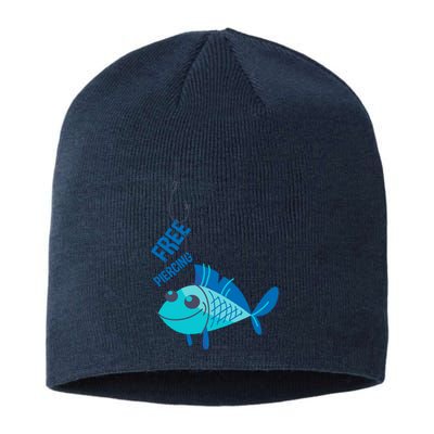 Funny Fish Free Piercing Sustainable Beanie