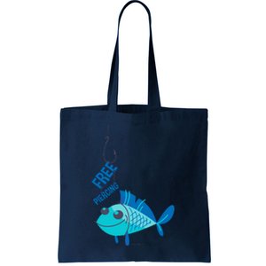 Funny Fish Free Piercing Tote Bag