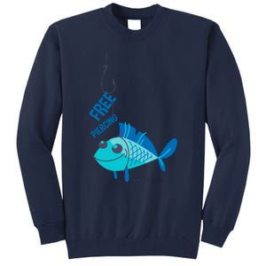 Funny Fish Free Piercing Tall Sweatshirt