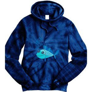 Funny Fish Free Piercing Tie Dye Hoodie