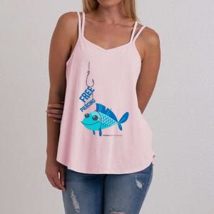 Funny Fish Free Piercing Women's Strappy Tank