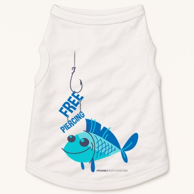 Funny Fish Free Piercing Doggie Tank