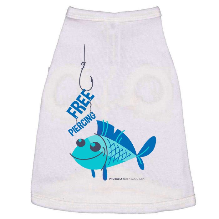 Funny Fish Free Piercing Doggie Tank