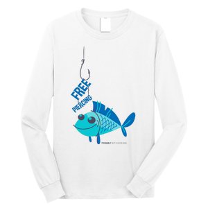 Funny Fish Free Piercing Long Sleeve Shirt