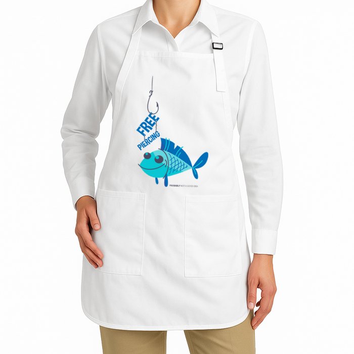 Funny Fish Free Piercing Apron