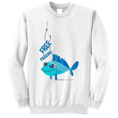 Funny Fish Free Piercing Sweatshirt