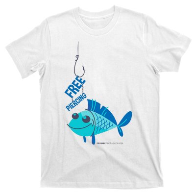 Funny Fish Free Piercing T-Shirt