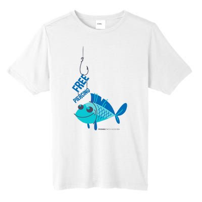 Funny Fish Free Piercing Tall Fusion ChromaSoft Performance T-Shirt