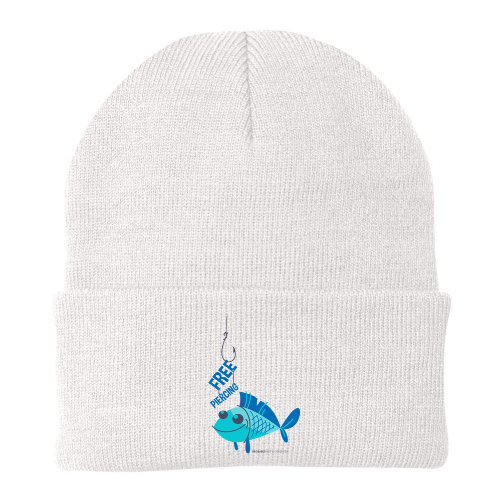 Funny Fish Free Piercing Beanie